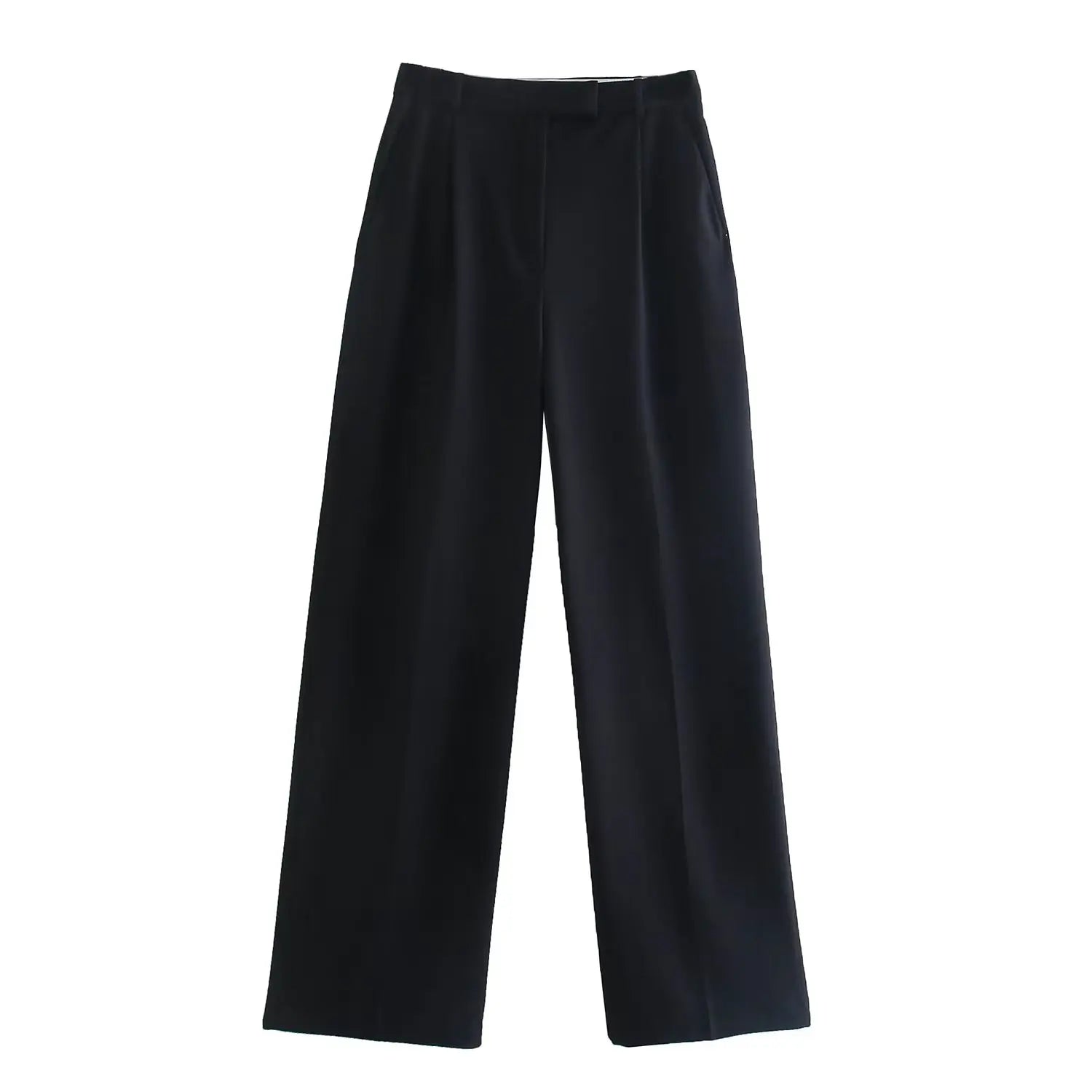 Women’s High Waist Straight Leg Pants - Ellivora