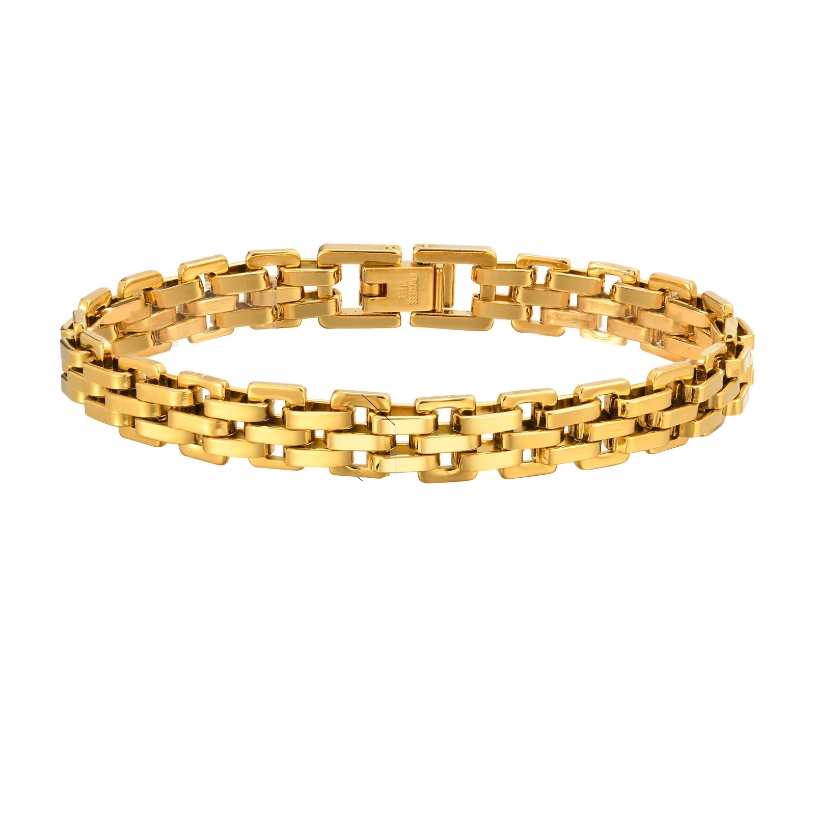Gold Chunky Toggle Chain Bracelet for Women - Ellivora