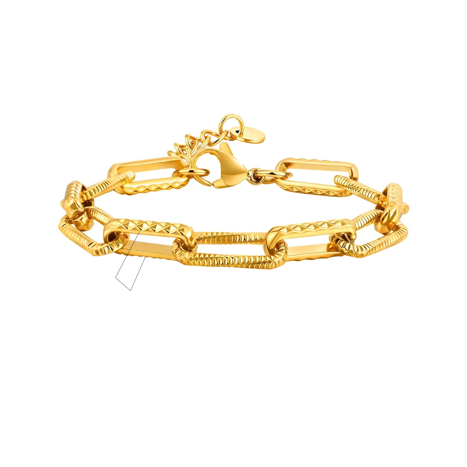 Gold Chunky Toggle Chain Bracelet for Women - Ellivora