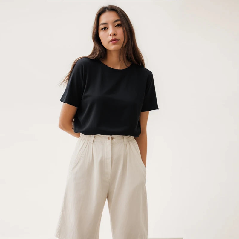 Women’s Heavy Cotton T-Shirt 220g - Ellivora