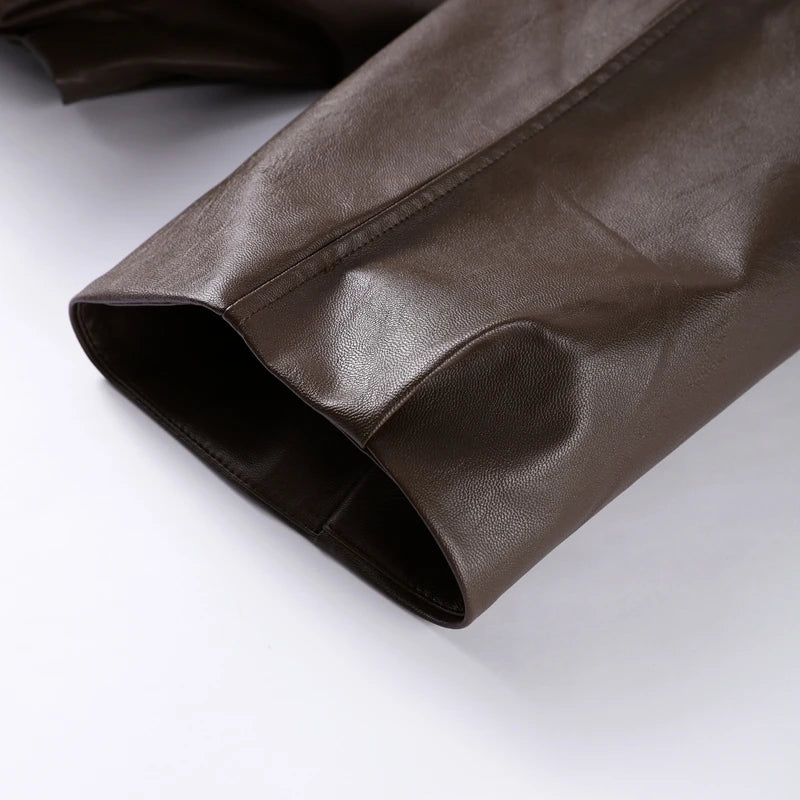 Women’s Genuine Leather Shell Shoulder Bag - Ellivora