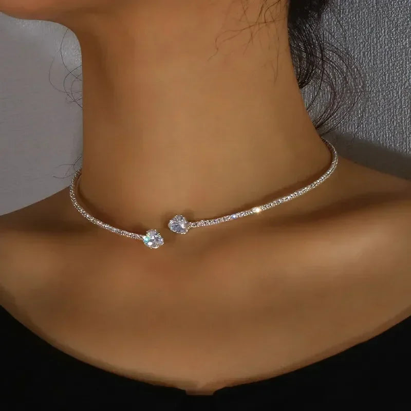 925 Sterling Silver Three-Layer Necklace - Ellivora