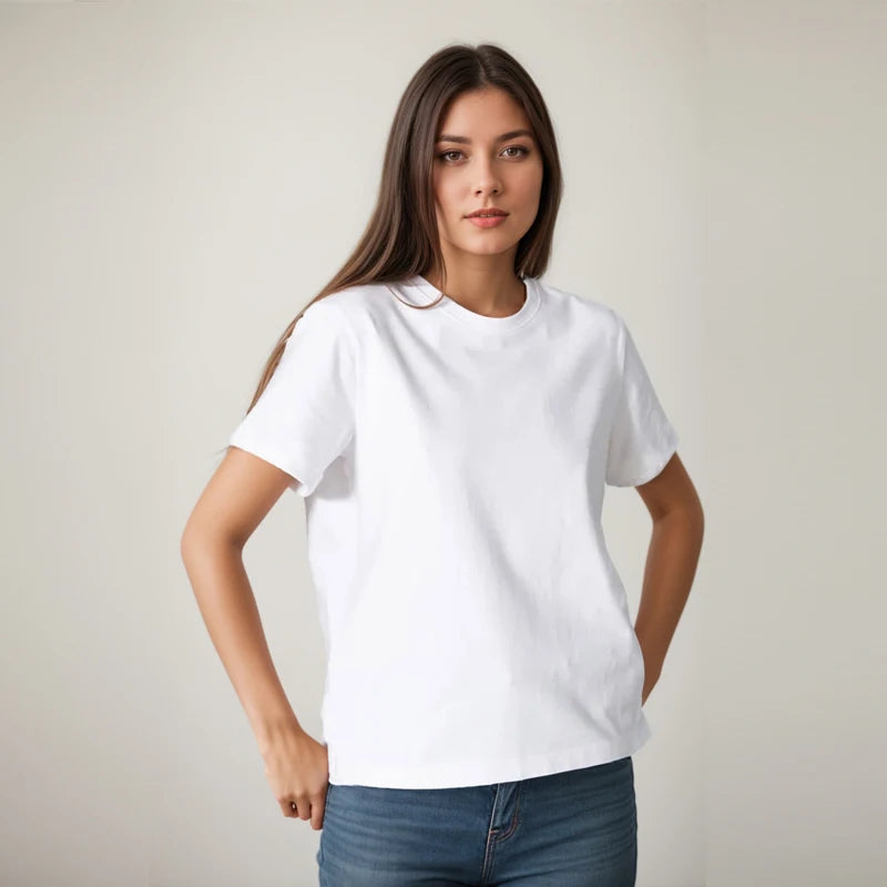 Women’s Heavy Cotton T-Shirt 220g - Ellivora