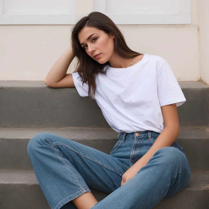 Women’s Heavy Cotton T-Shirt 220g - Ellivora