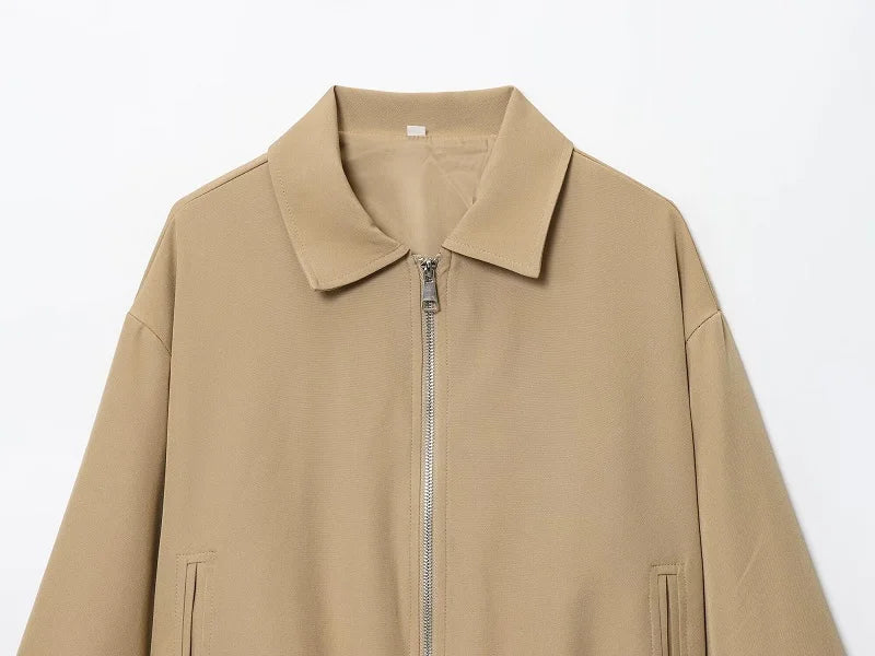 Women’s Cropped Bomber Jacket - Ellivora