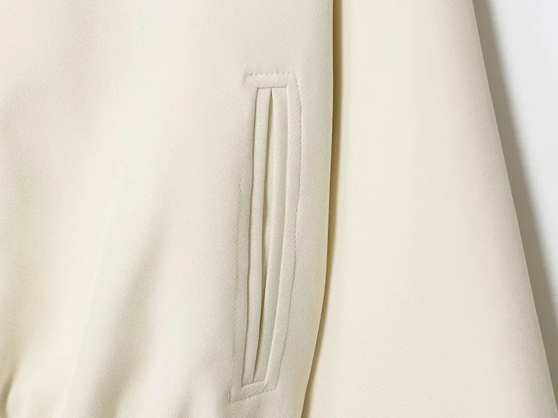 Women’s Cropped Bomber Jacket - Ellivora