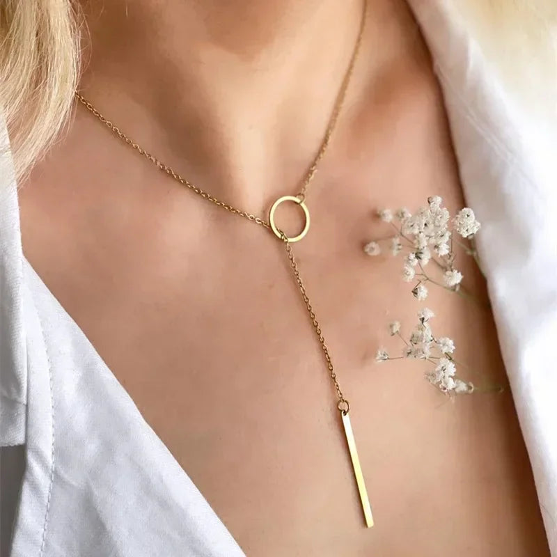 925 Sterling Silver Three-Layer Necklace - Ellivora