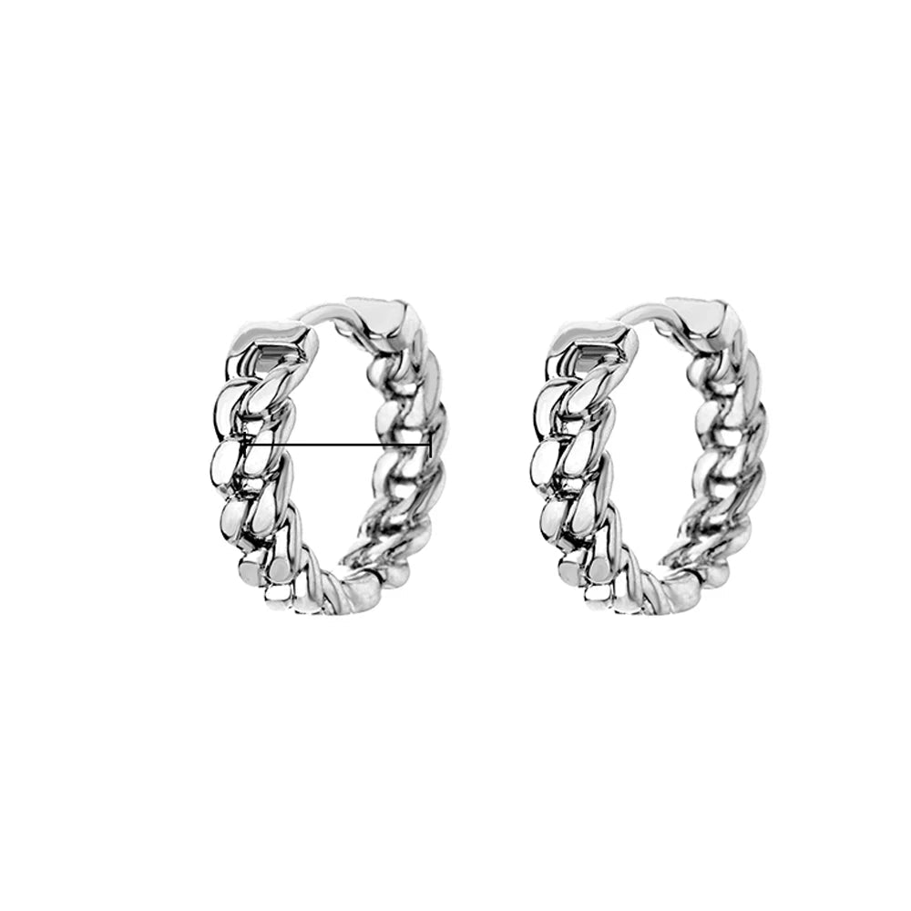 Gold Chunky Hoop Earrings for Women - Ellivora