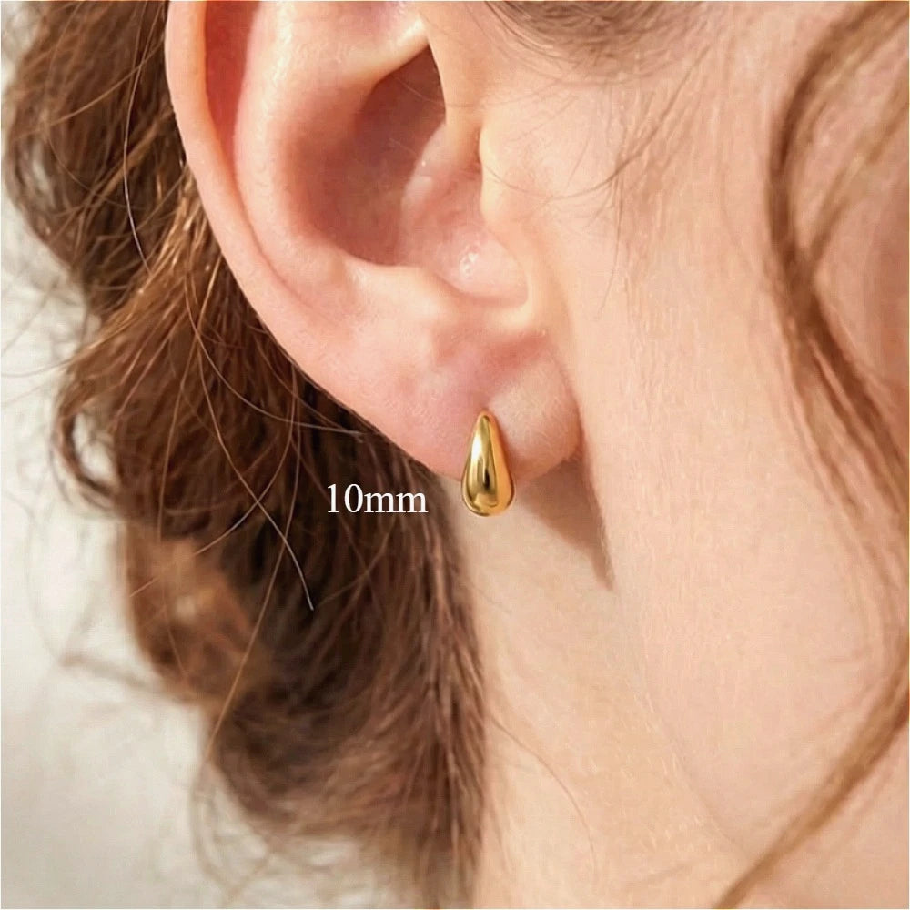 Vintage Chunky Water Drop Earrings for Women - Ellivora