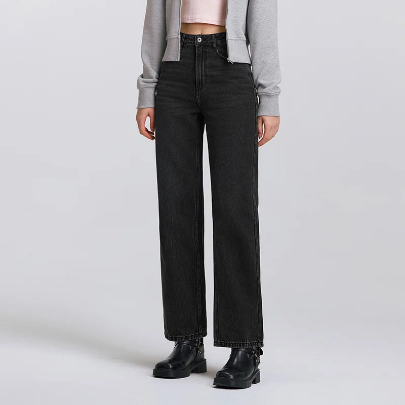 Women’s Vintage Wide-Leg Jeans - Ellivora