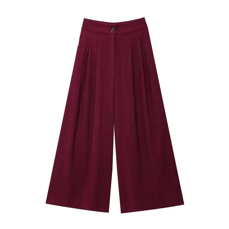 2025 Wide Leg Pants Sets for Women - Ellivora